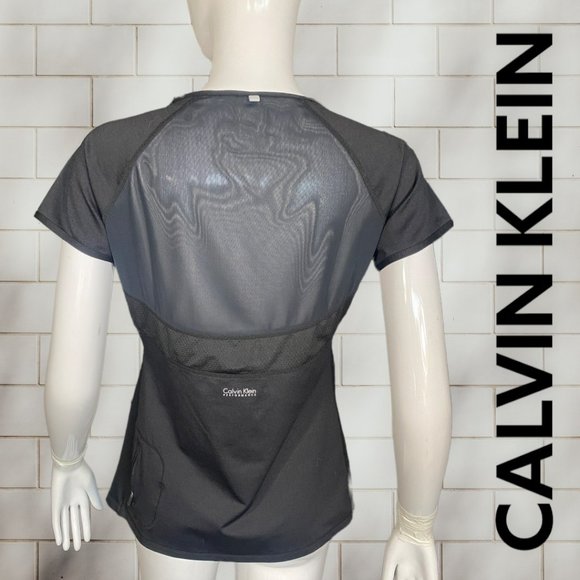 💋 4 FOR $50 / CALVIN KLEIN PERFORMANCE ATHLETIC TOP (SZ SM) (EUC) - Picture 1 of 8